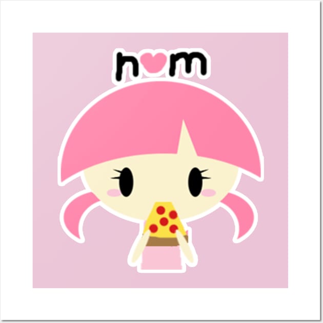 Nom ♥ (Classic Qupii) Wall Art by Qupii Designs